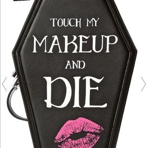 Dolls Kill Current Mood Coffin Cosmetics Case